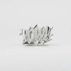 AMBUSH POW! Ring Silver Tone Size 7.25 Ambush Design